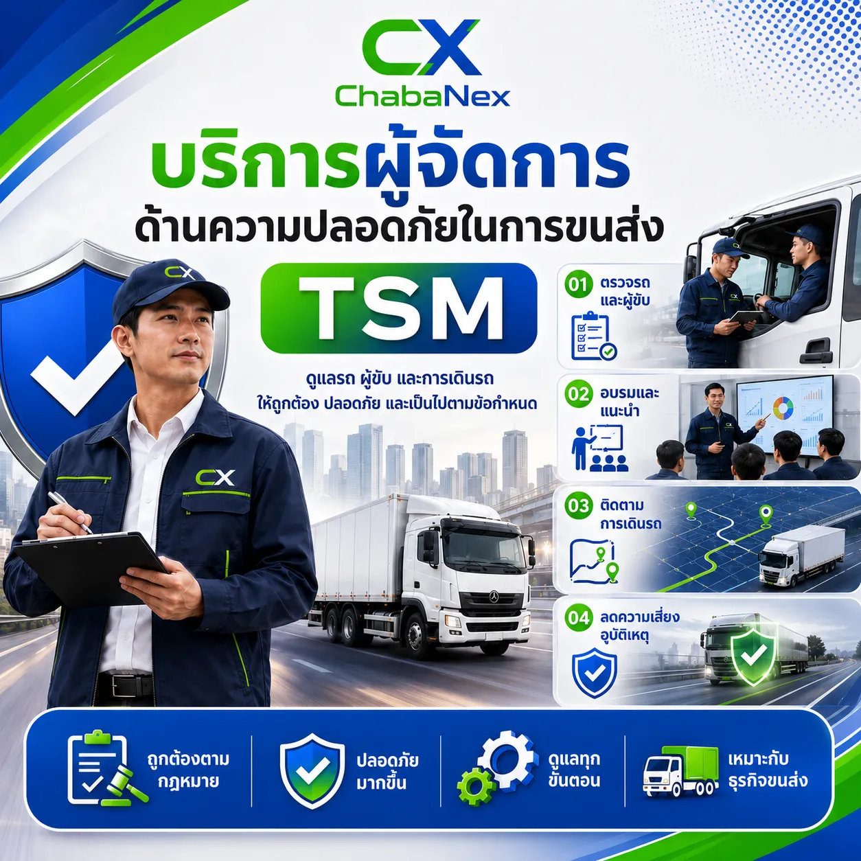 บริการผู้จัดการด้านความปลอดภัยในการขนส่ง TSM
