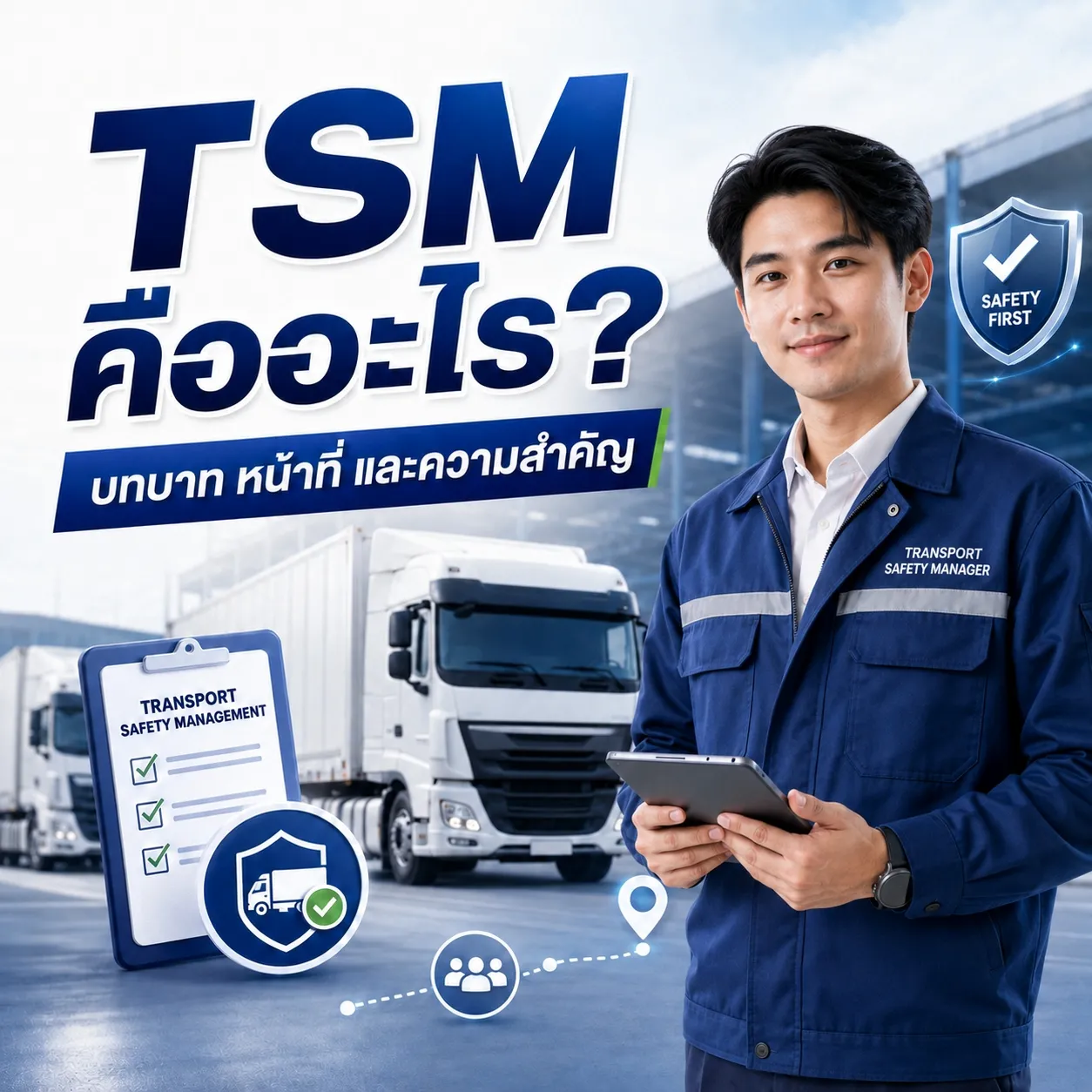 TSM คืออะไร? หน้าที่ TSM และความสำคัญต่อธุรกิจขนส่ง